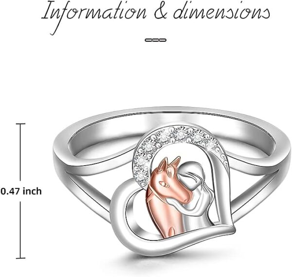 261 KC Horse Ring for Women Sterling Silver - Image 3