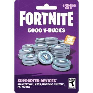 5,000 Fortnite V-Bucks